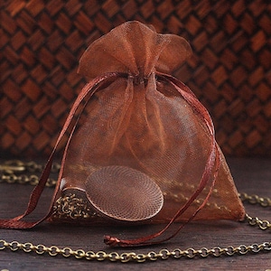 Guardian Angel Pendant Necklace – Vintage Angel Protecting Children Jewelry – Free Gift Box Included image 5