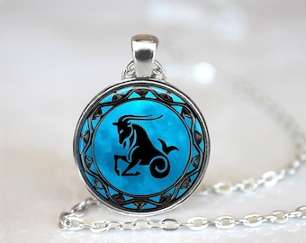 Sterrenbeeldhanger Steenbok: astrologische ketting, verjaardagscadeau