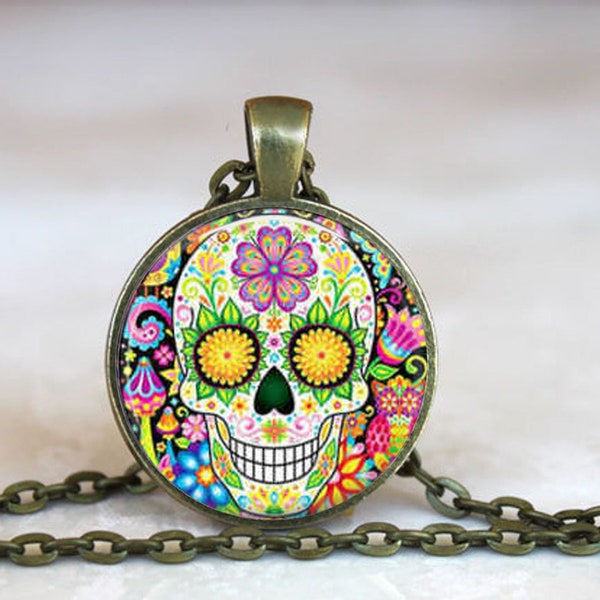 Sugar Skull Jewelry Etsy