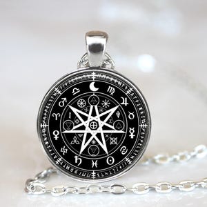 Wiccan Rune Protection Pendant, Talisman Necklace image 2