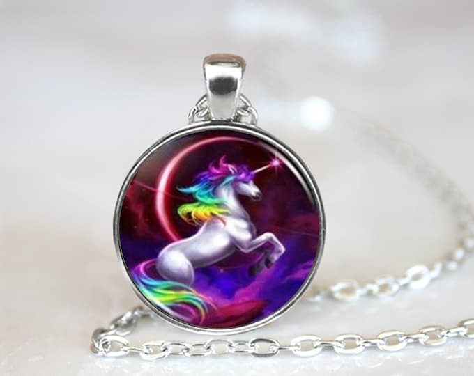 Unicorn Pendant, Unicorn Necklace, Unicorn Charm, Unicorn Jewelry