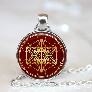 Metatrons Cube Sacred Geometry Necklace