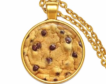 Chocolate Chip Cookie Necklace