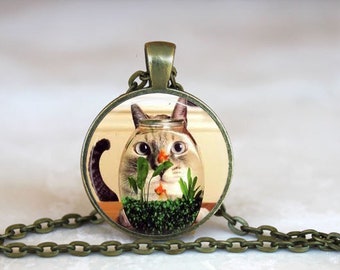 Fishbowl Necklace | Etsy