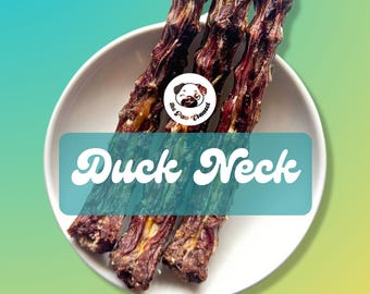 Dehydrated Duck Neck Dog Treats: Natural Crunchy Chew, High-Protein Snack
