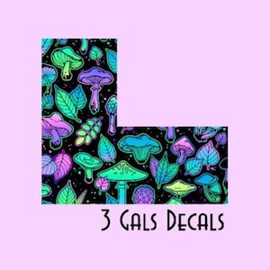 Tandem Mobi Insulin Pump Sticker - Diabetes Sticker - Neon Mushies - Tandem t:slim Sticker - Diabetes Gift