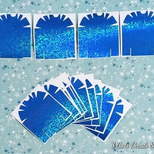 Omnipod Decal - Omnipod Sticker - Deceit Glitter Royal Blue Omnipod Decal
