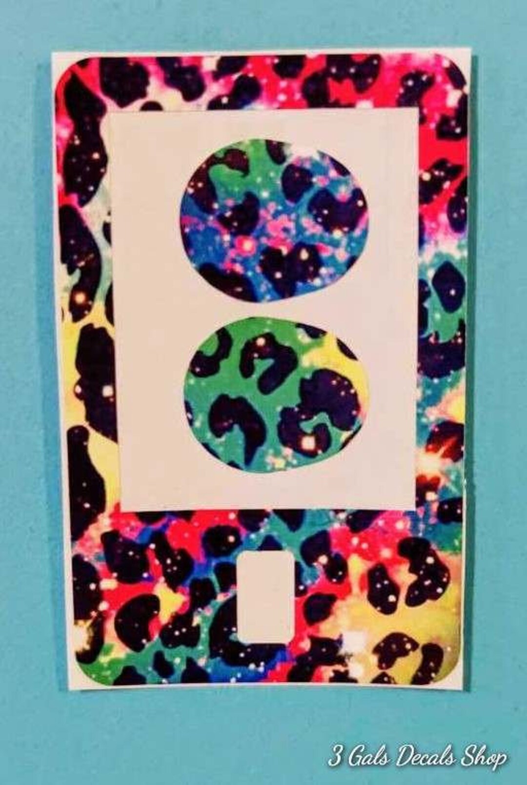 G7 Tslim Skin Decal Tandem Tslim X2 Sticker Rainbow Leopard Print Tandem Tslim With