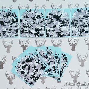 Omnipod Decal - Omnipod Sticker - Black Digital Camo Omnipod Decal