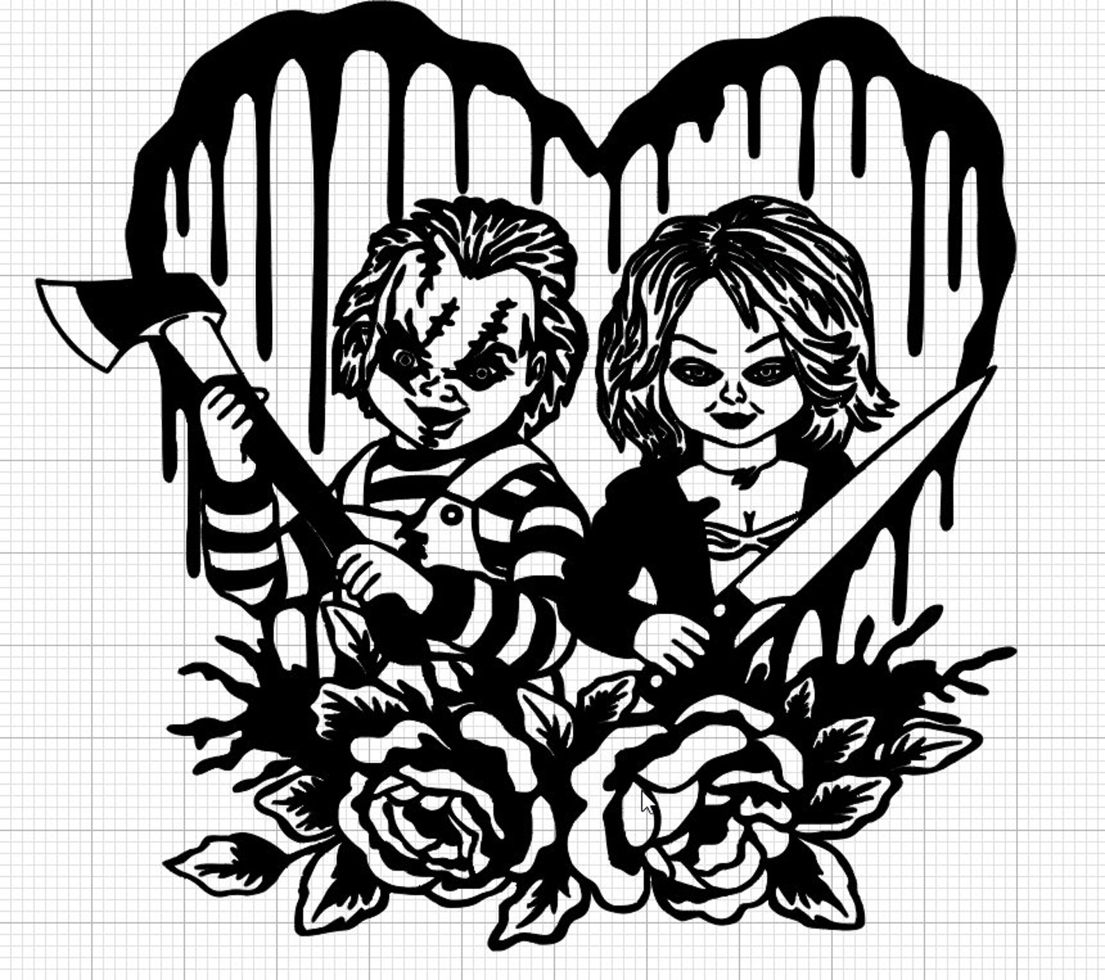 Bride Of Chucky SVG Bride Of Chucky SVG