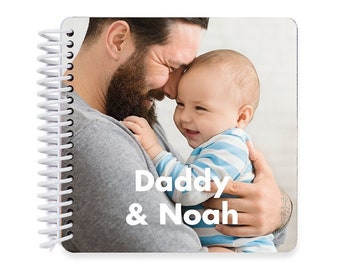 Custom Father's Day Gift, Personalized Gift for Dad, Daddy & Me Board Book, Gift for new Dad