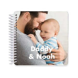 Custom Father's Day Gift, Personalized Gift for Dad, Daddy & Me Board Book, Gift for new Dad