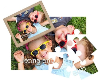 Personalized Photo Jigsaw Puzzle, Custom Keepsake Gift