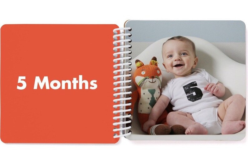 First Birthday Gift Baby Memory Book First Year Photo Book Etsy