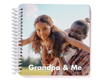 Gift for Grandpa, Personalized Father's Day Gift, Grandpa & Me Board Book, Gift for new Grandpa