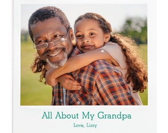 Personalized Grandpa Photo Book, Fill-In Keepsake Gift