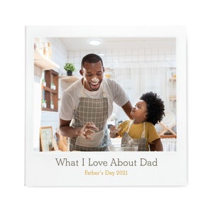 Álbum de fotos personalizado para el Día del Padre, regalo personalizado