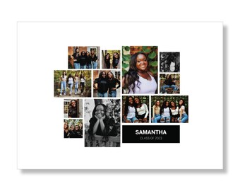 Graduation Celebration Collage Poster