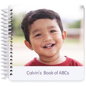 Custom ABC Book, Teach Toddlers the Alphabet, Educational Toy, Montessori Toy