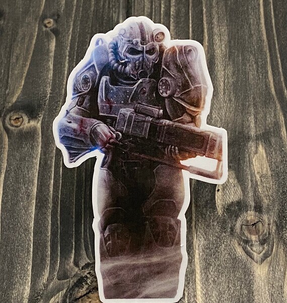 Fallout Sticker Fallout Powersuit Decal Etsy