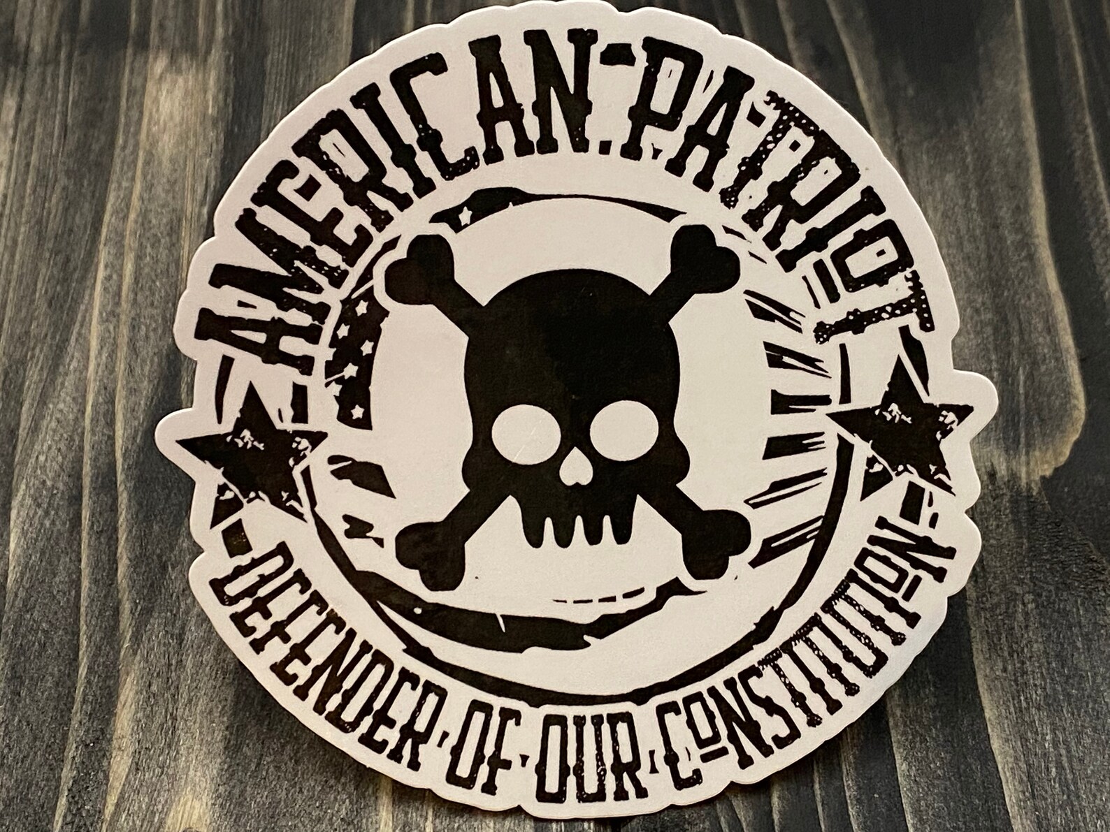 American Patriot Military Sticker Vinyl Sticker Patriotic Etsy
