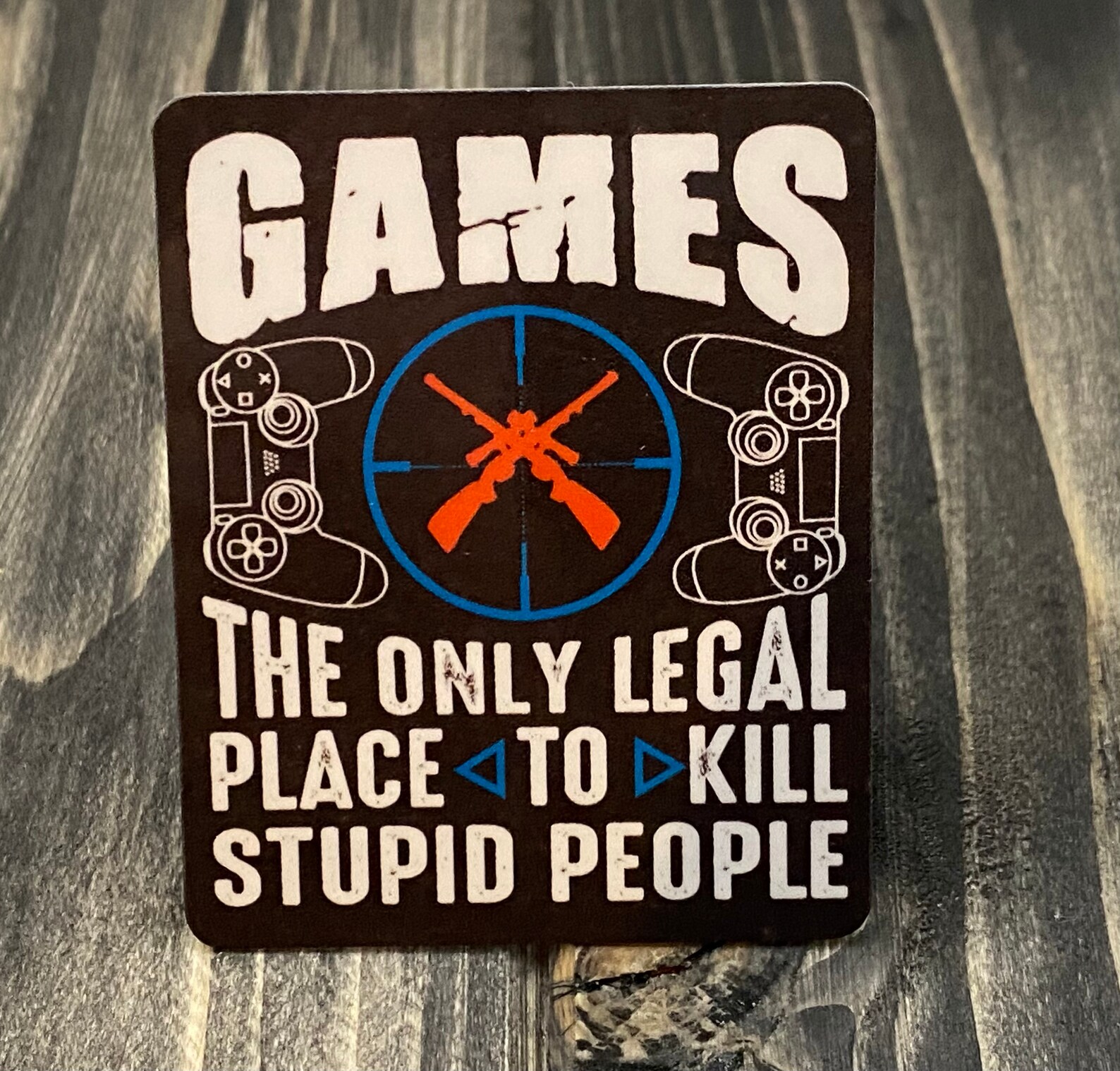 Gamer Sticker Funny Gamer Sticker | Etsy