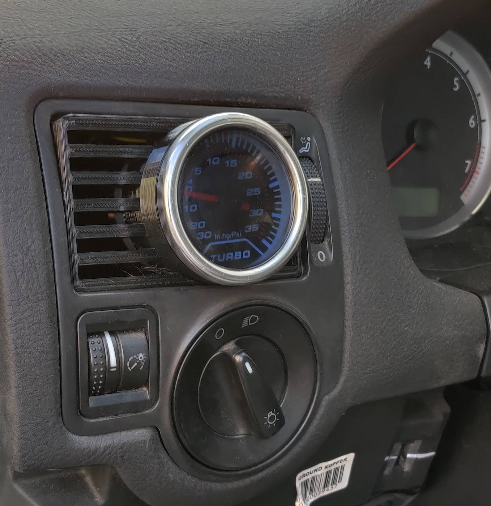 Vw Mk4 Jetta/gti/r32 Vent Gauge Pod 52MM Etsy