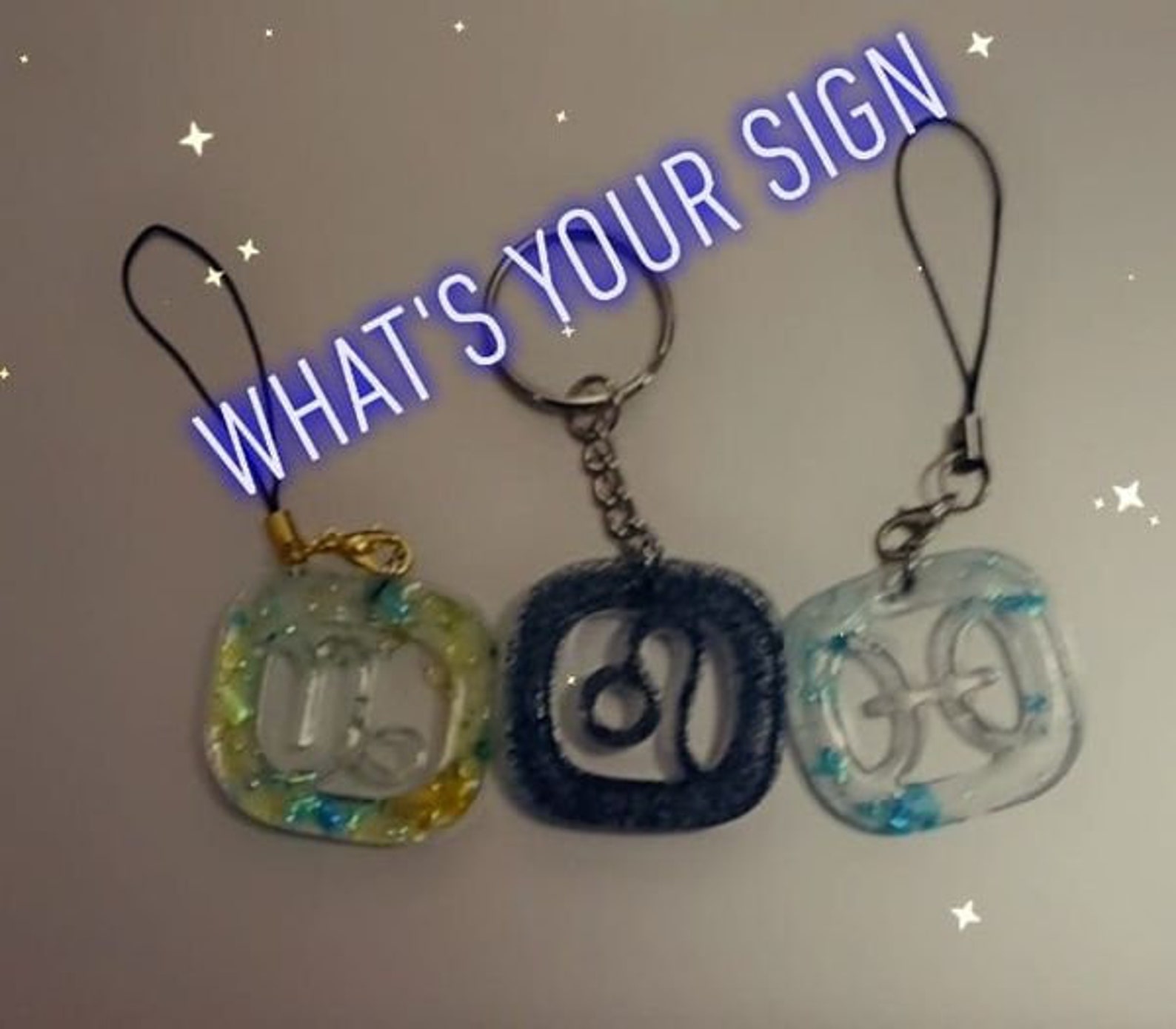 ZODIAC KEY CHAINS Etsy