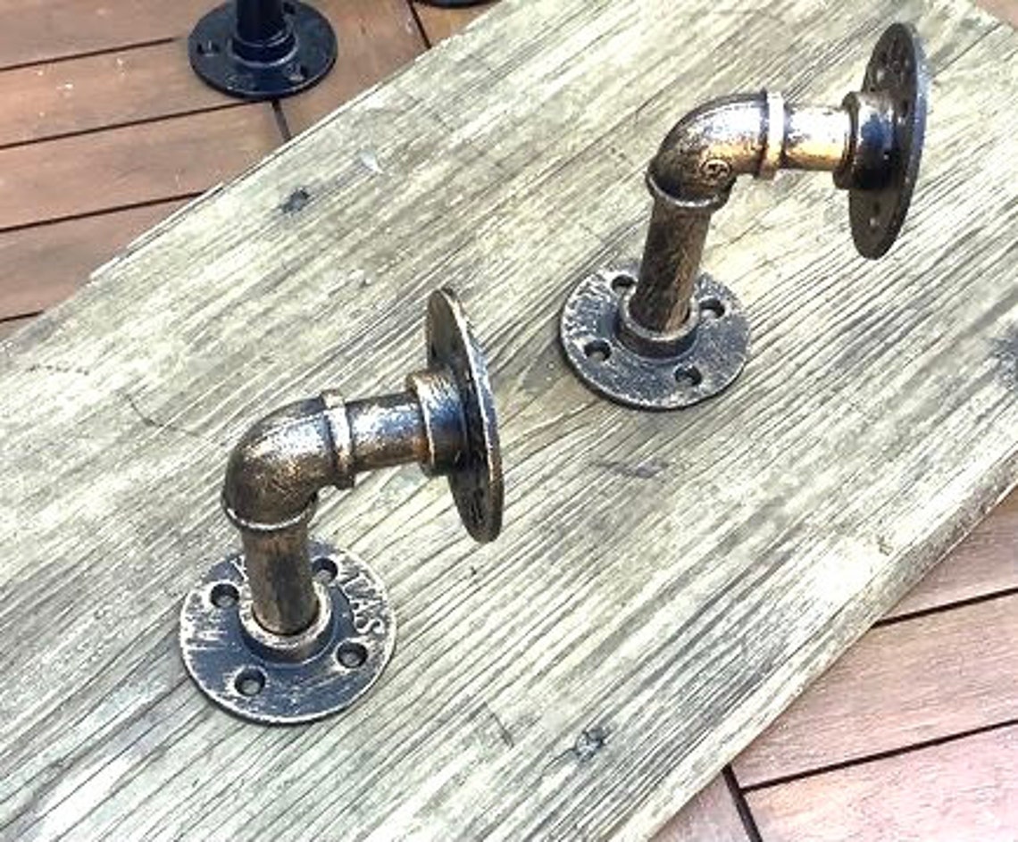 Industrial Pipe Fitting Shelves Etsy