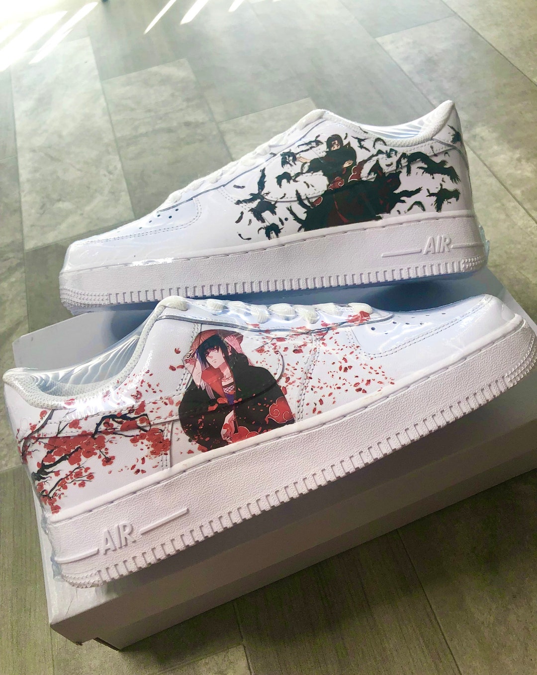 custom air force 1s anime