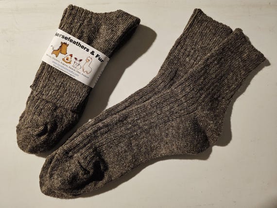 Alpaca Ankle Sock - Brown