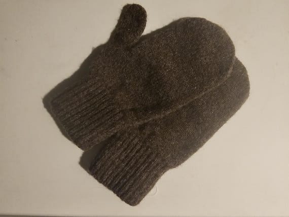 Alpaca Mitten - Brown