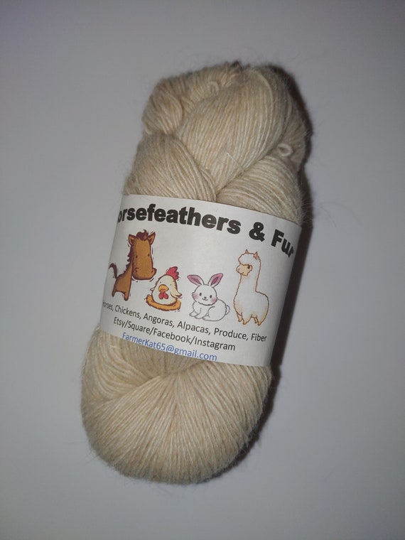 Alpaca Yarn - 2ply Sock Cream
