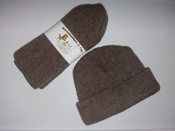 Alpaca Beanie - Ribbed Self Lined