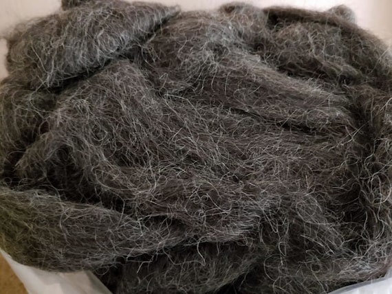 Alpaca Roving - Dark Gray