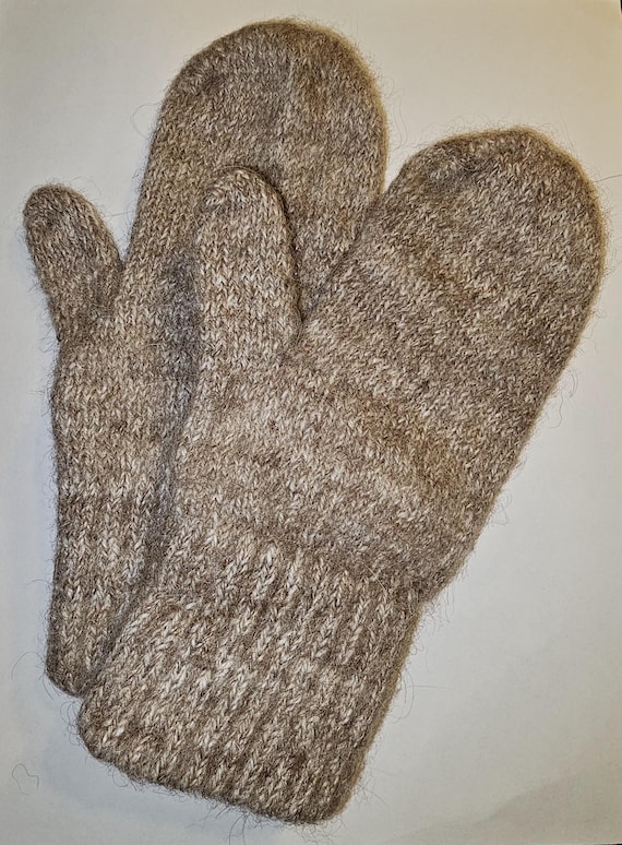 Mitten - Tan Alpaca