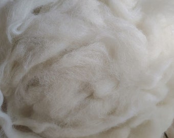 Roving - White Alpaca
