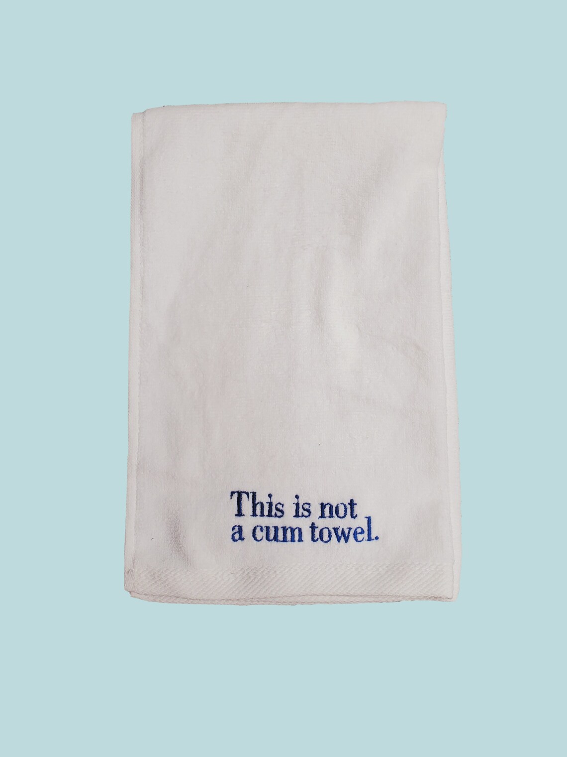 This is Not a Cum Towel Bath Towel Funny Bathroom Decor Hand Etsy