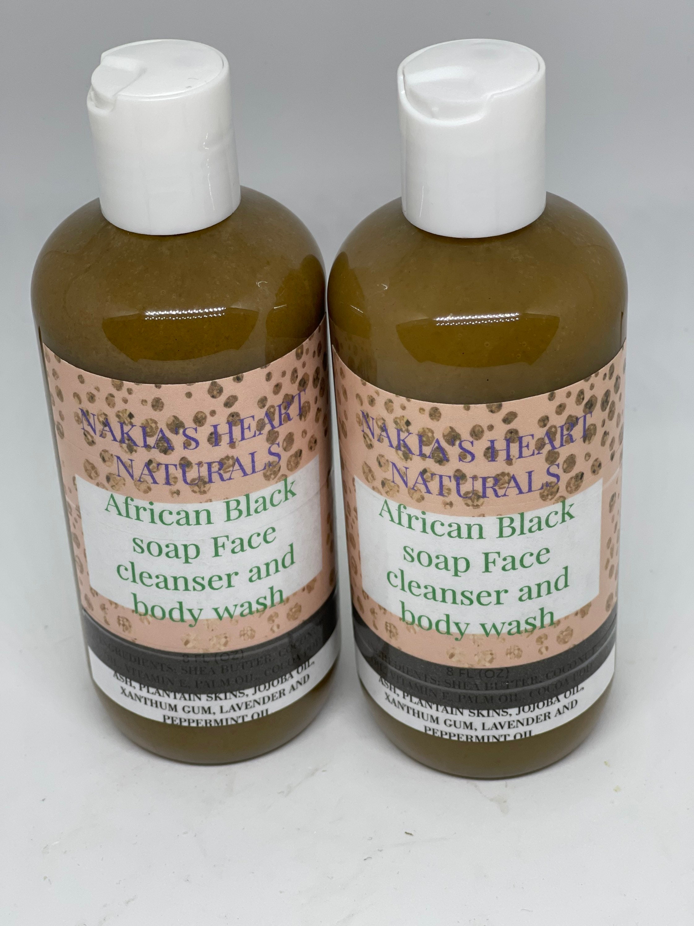 Black African creamy face and body wash Etsy