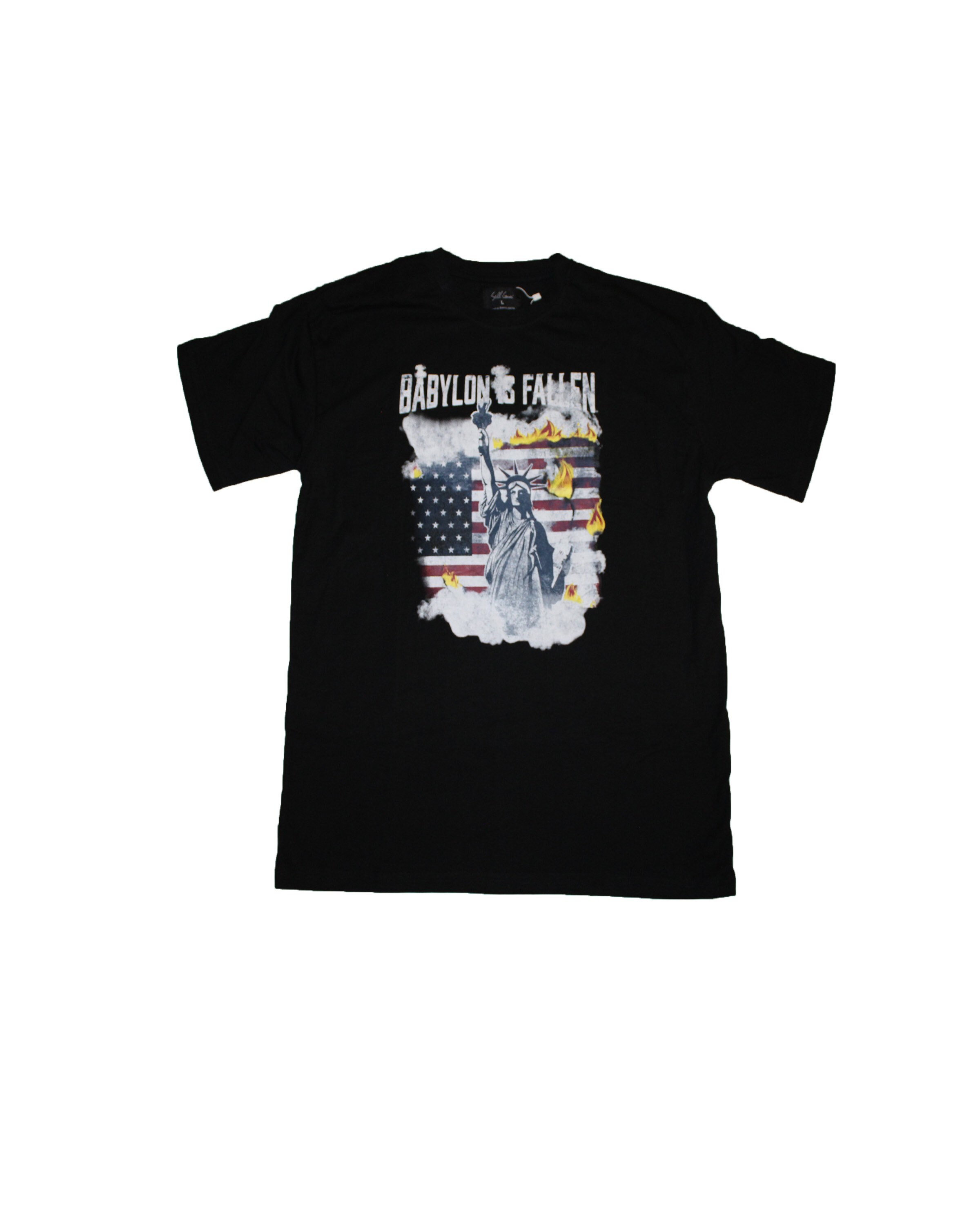BoTT × BABYLON Wall Graphic Tシャッ Babylon is Fallen Tee - Etsy