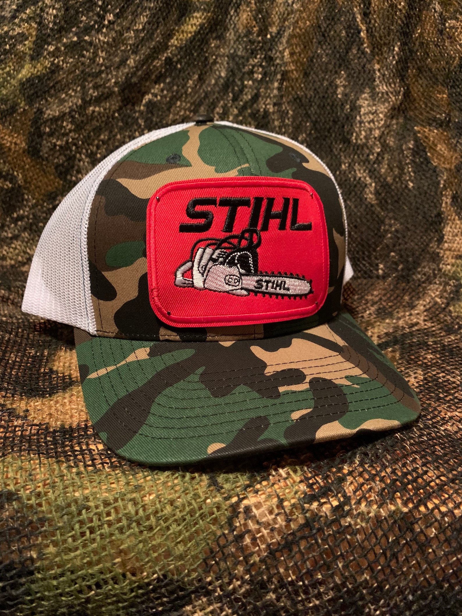 STIHL Chainsaw hat w/ your choice of Trucker hat Etsy