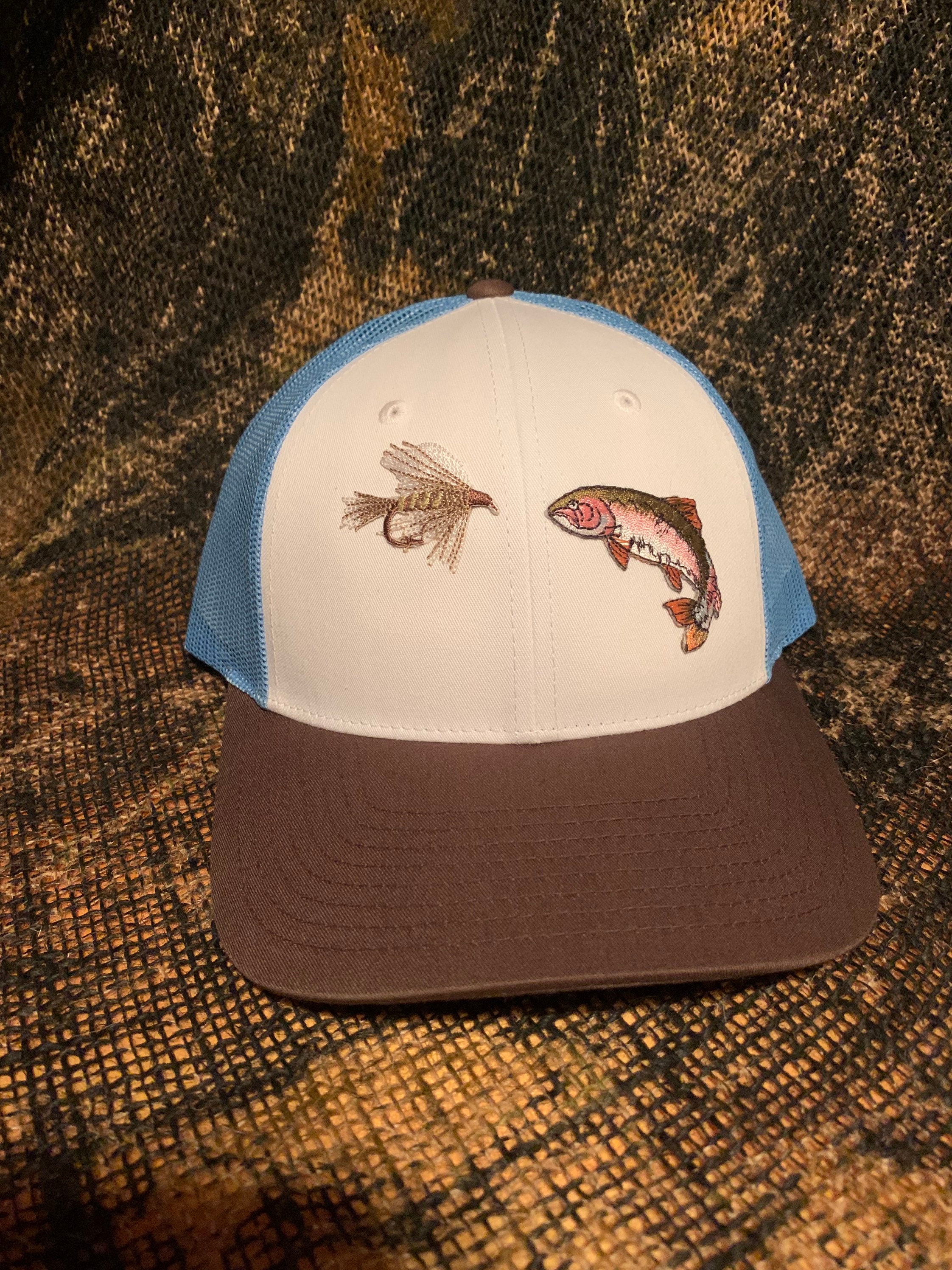 Fly Fishing Trout Patch on a Richardson 