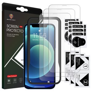 3-Pack Screen Protector For iPhone 12 & 12 Pro Tempered Glass (6.1&quot;)