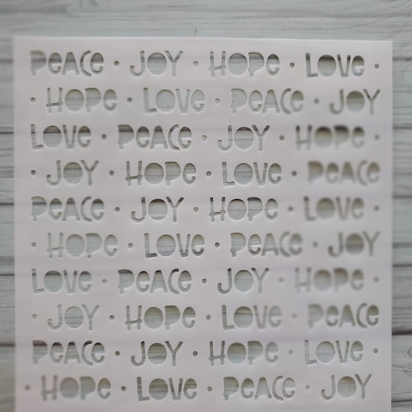 Words Stencil, Stencil, Stencil for Bible Journaling, Stencil for Journaling