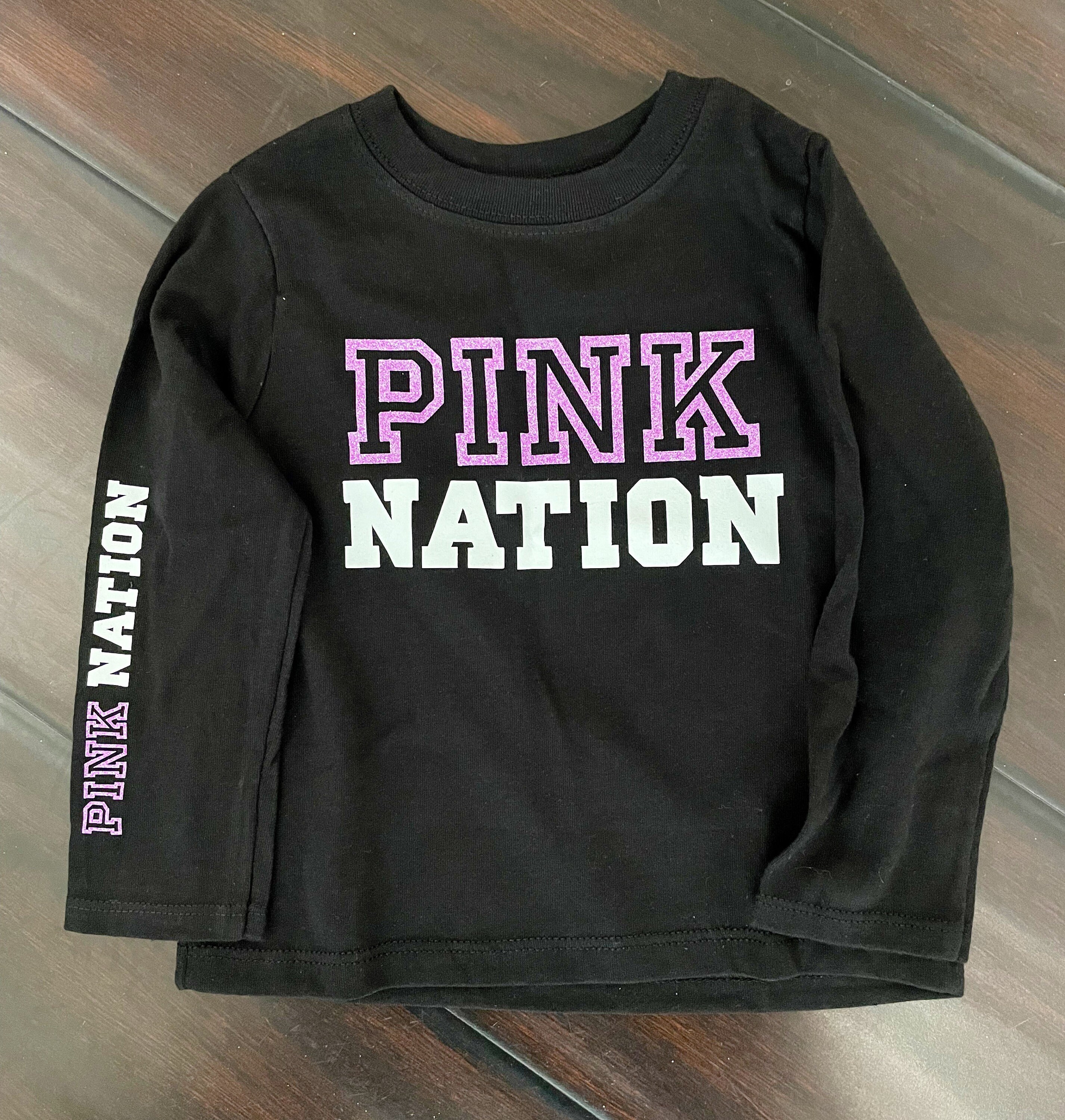 Victoria's secret pink nation crew mesh sweatshirt light sales pink m