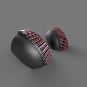 Spallaccio Cosplay (Wave) - Tipo 3 - Modello 3D da scaricare - File .STL