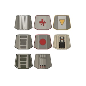 Variants of Hand Gauntlets - Scifi Cosplay - 3D Download Model - .Stl Files