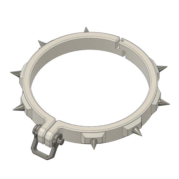 Cosplay Slave Collar Type 2 - 3D Download Model - .Stl Files