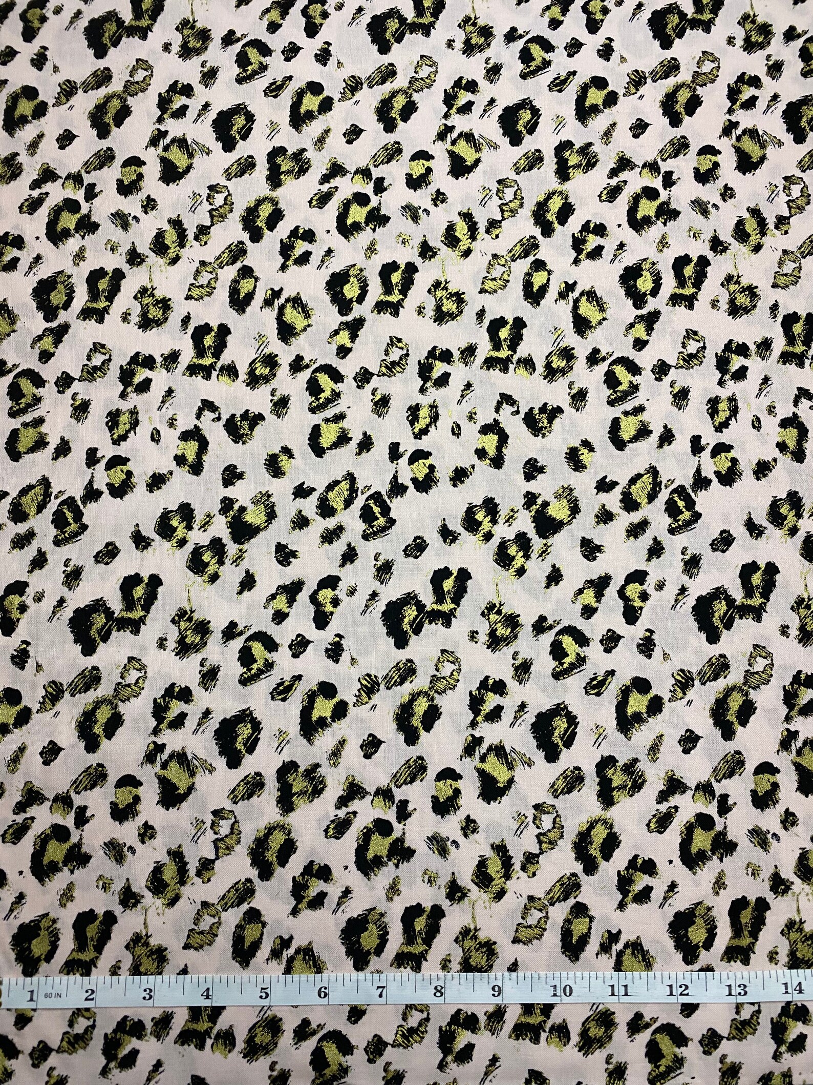 Pink Cheetah Cotton Fabric Etsy