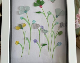 Seaglass wildflowers
